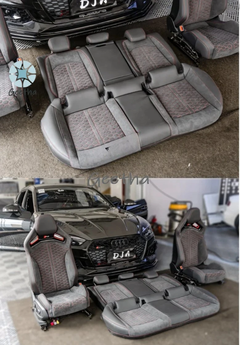Car Accessories Custom Leather Cover Sports Racing Seats Bucket RS6 Sport Seat for A3 A4 A5 A6 A7 Q5 Q7 Q8 Upgrade
Car Accessories Custom Leather Cover Sports Racing Seats Bucket RS6 Sport Seat for A3 A4 A5 A6 A7 Q5 Q7 Q8 Upgrade