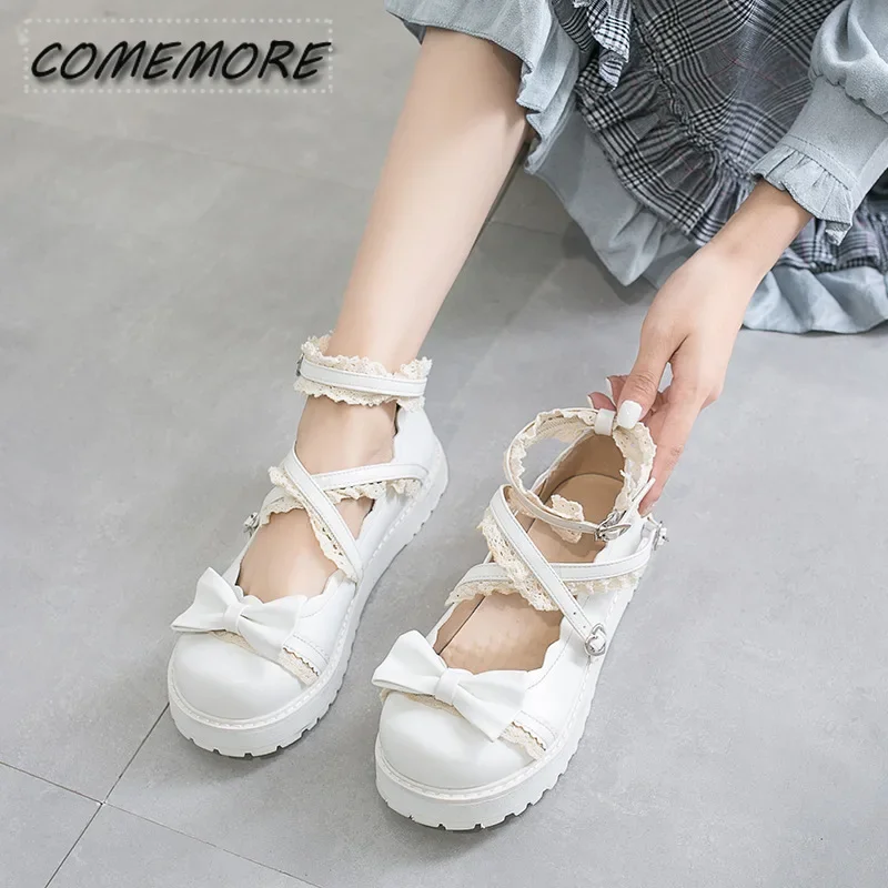 Модные милые туфли Лолиты, белые, красные, черные женские весенние милые корейские туфли на платформе с круглым носком, летняя повседневная обувь 2025
Модные милые туфли Лолиты, белые, красные, черные женские весенние милые корейские туфли на платформе с круглым носком, летняя повседневная обувь 2025