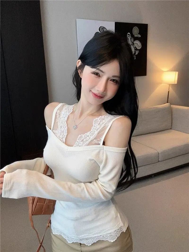 Футболки с длинным рукавом, женские кружевные топы с цветочным принтом, свободный крой, легкий осенний нейтральный модный повседневный городской минималистичный крутой вид
Футболки с длинным рукавом, женские кружевные топы с цветочным принтом, свободный крой, легкий осенний нейтральный модный повседневный городской минималистичный крутой вид