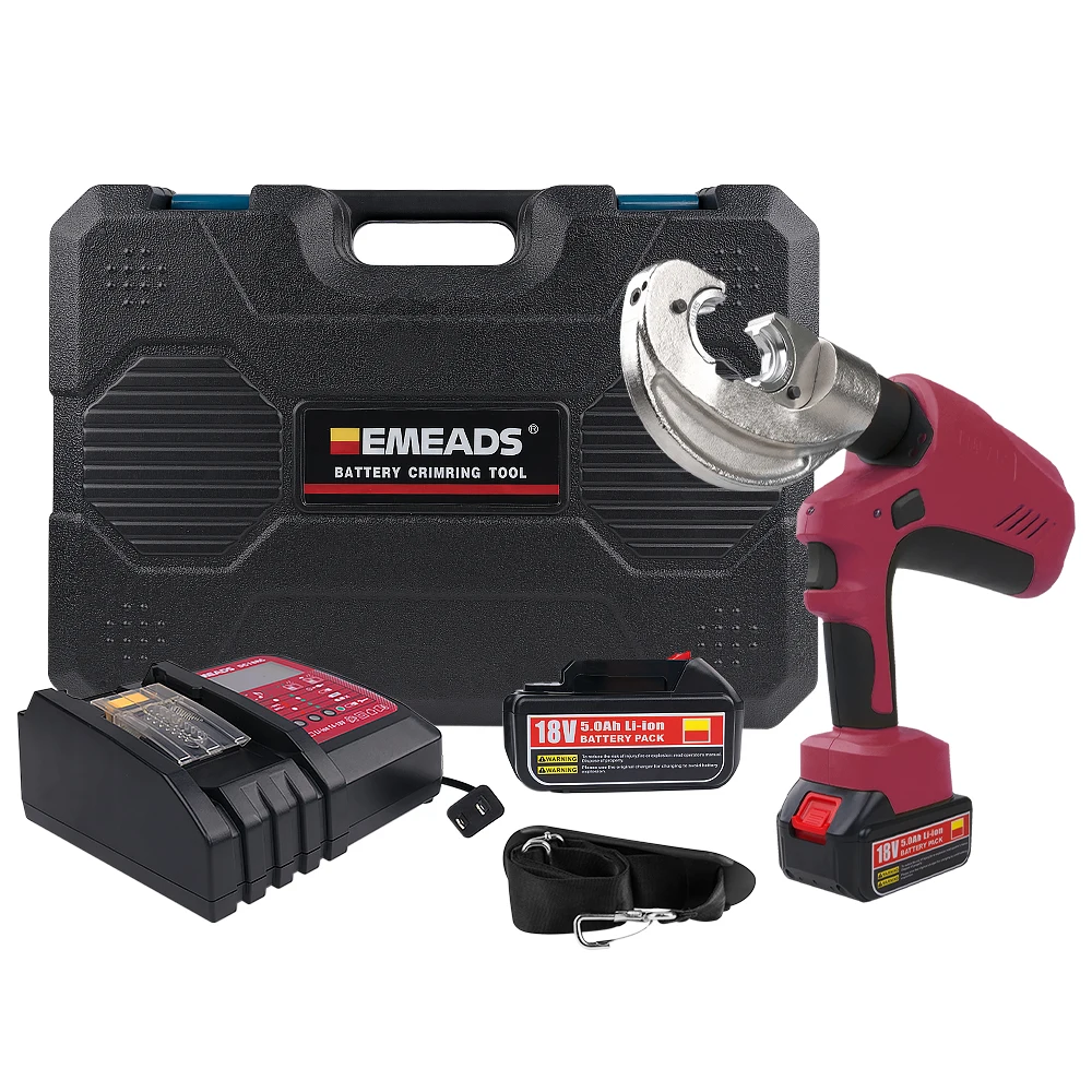 EB-300B Battery Powered Electric Wire Press Pliers Hydraulic Crimping Tool Cable Copper Aluminum Wire Crimper Electric Crimper
EB-300B Battery Powered Electric Wire Press Pliers Hydraulic Crimping Tool Cable Copper Aluminum Wire Crimper Electric Crimper