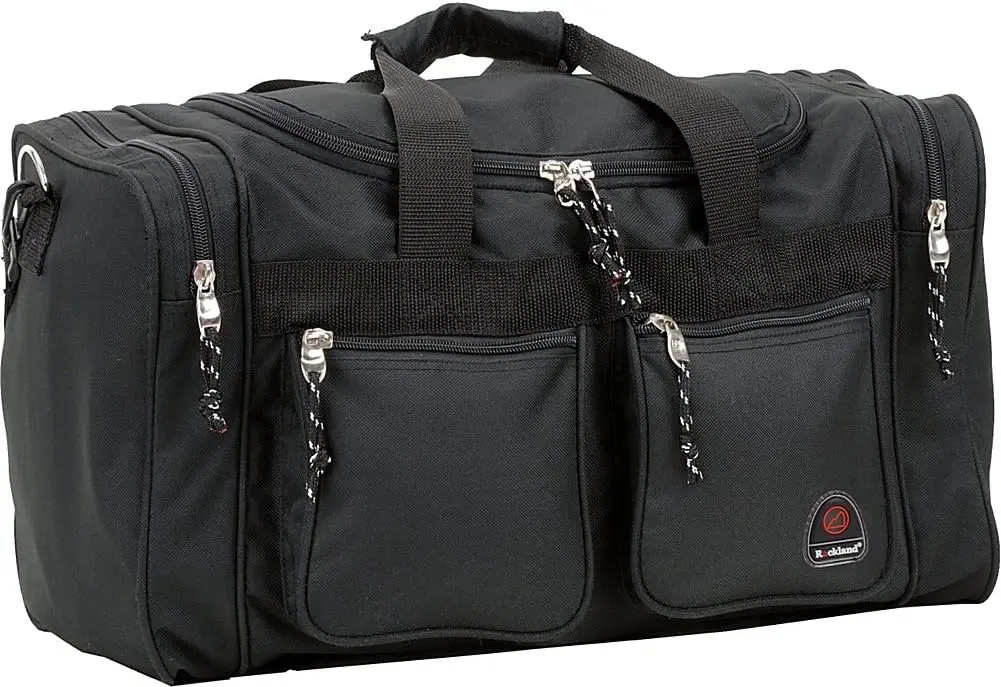 Rockland Duffel Bag, Black, 18.5 in X 10.5 in X 8.5 in
Rockland Duffel Bag, Black, 18.5 in X 10.5 in X 8.5 in