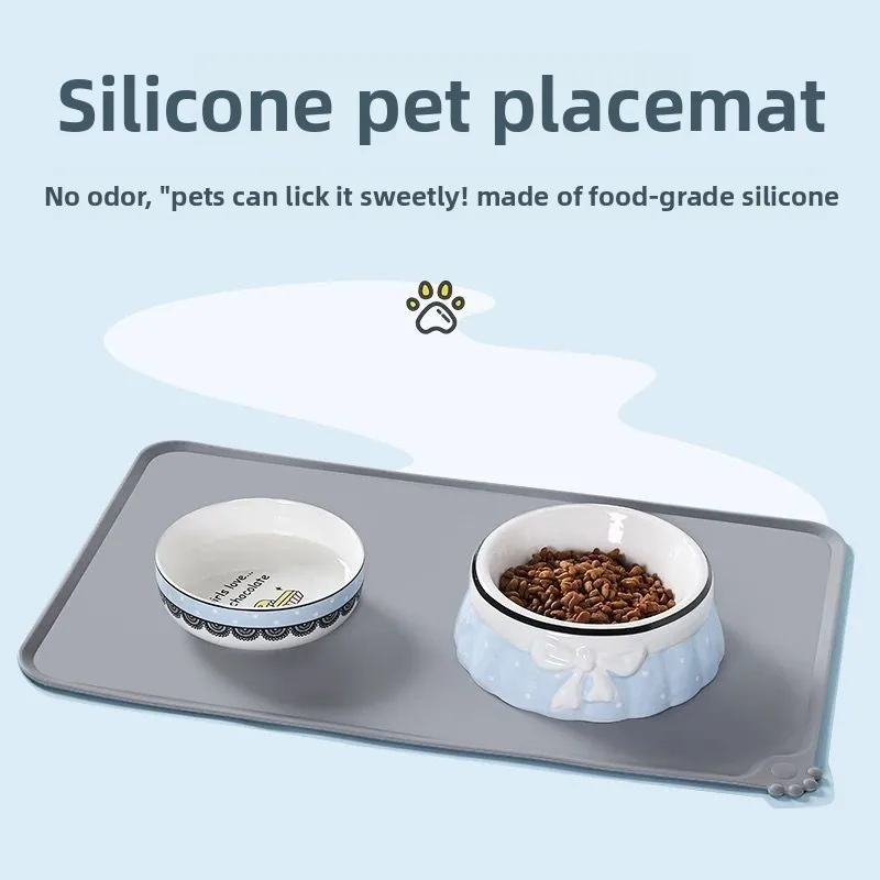 Silicone Pet Placemat Cat Dog Eating Mat Waterproof Leak-proof and Non-slip Feeding Mat Dog Bowl Oval Square Mat
Silicone Pet Placemat Cat Dog Eating Mat Waterproof Leak-proof and Non-slip Feeding Mat Dog Bowl Oval Square Mat