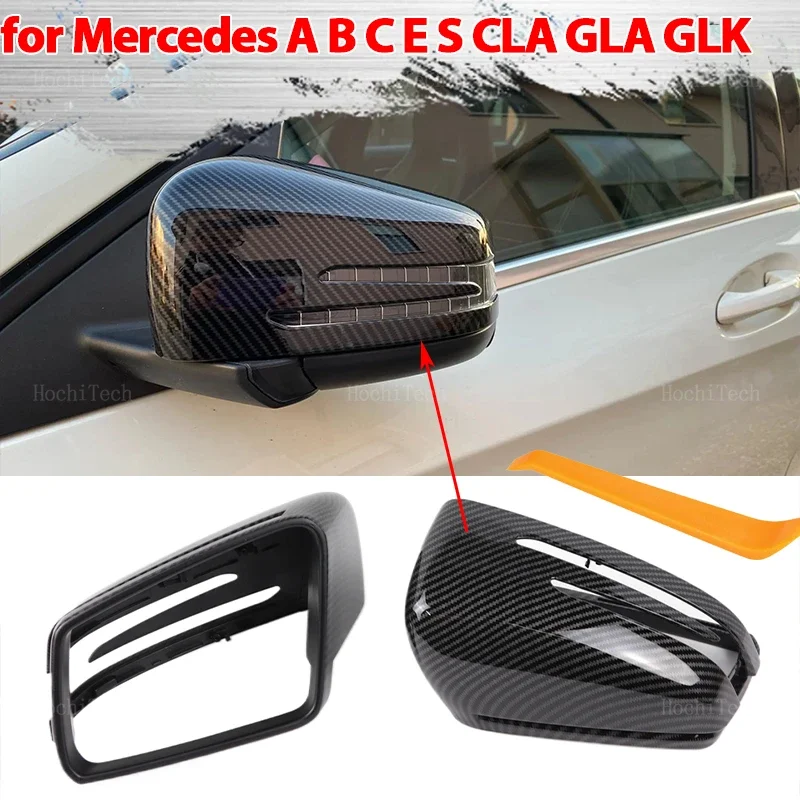 2pcs Carbon Fiber Style Black Side Mirror cover Caps for Mercedes Benz W176 W246 W204 W212 W221 C117 X204 X156
2pcs Carbon Fiber Style Black Side Mirror cover Caps for Mercedes Benz W176 W246 W204 W212 W221 C117 X204 X156