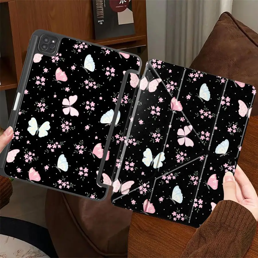 Чехол-подставка для планшета с мультяшным дизайном бабочки для iPad Mini 6, 7, Pro 11, 10, 9, 8, 7, 12.9 дюймов, Air 4, 5, M3, M2, M4, 11 дюймов, Pro 2025
Чехол-подставка для планшета с мультяшным дизайном бабочки для iPad Mini 6, 7, Pro 11, 10, 9, 8, 7, 12.9 дюймов, Air 4, 5, M3, M2, M4, 11 дюймов, Pro 2025