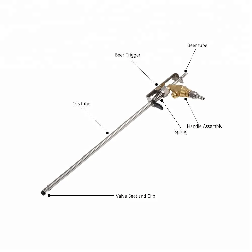 Stainless Steel Beer Gun Homebrew Bottle Filler Beer CO2 Spray Homebrew Kegging Bottle Filler With Ball Lock Hose
Stainless Steel Beer Gun Homebrew Bottle Filler Beer CO2 Spray Homebrew Kegging Bottle Filler With Ball Lock Hose