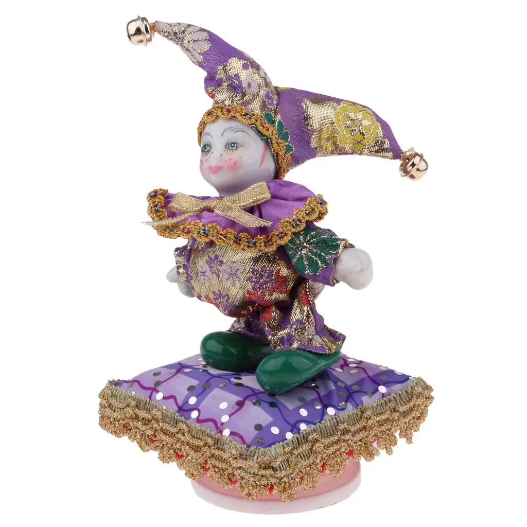 Italian Porcelain Doll Harlequin Angel Collectible Model Music Box for Home Decoration and Valentine Gifts
Italian Porcelain Doll Harlequin Angel Collectible Model Music Box for Home Decoration and Valentine Gifts