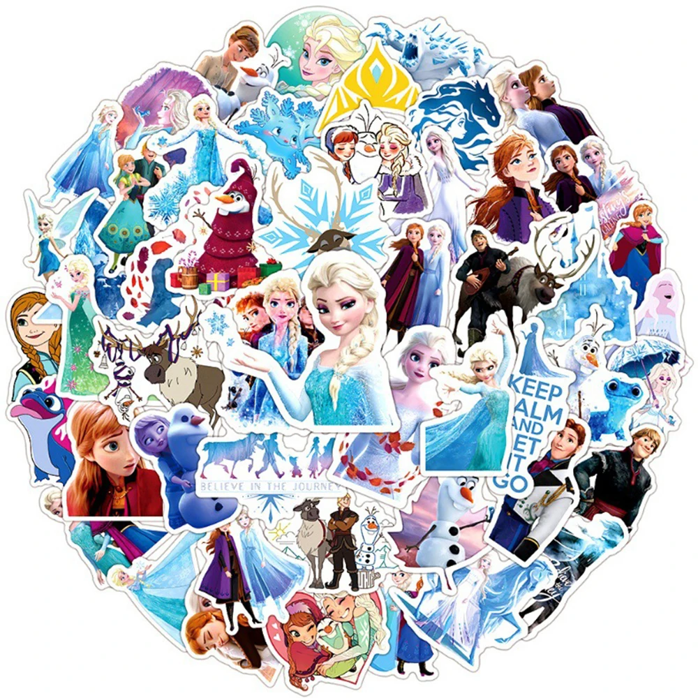 10/30/50pcs Disney Movie Frozen Stickers Princess Anna Elsa Kristoff Olaf Cartoon Sticker for Laptop Luggage Phone Kid Decal Toy
10/30/50pcs Disney Movie Frozen Stickers Princess Anna Elsa Kristoff Olaf Cartoon Sticker for Laptop Luggage Phone Kid Decal Toy