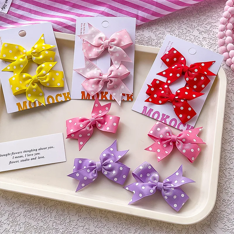2026 New 2PCS/Set Dot Bow Kids Hair Clips No Hurt Hair Full Wrapped Baby Safe Toddler Girls Princess Hair Barrettes Accessories
2026 New 2PCS/Set Dot Bow Kids Hair Clips No Hurt Hair Full Wrapped Baby Safe Toddler Girls Princess Hair Barrettes Accessories