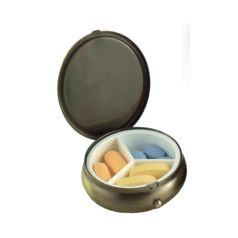 20pcs Sublimation Blank Bronze Pill Box 3 Compartment Medicine Pill Case, Portable Pill Box for Pocket or Purse
20pcs Sublimation Blank Bronze Pill Box 3 Compartment Medicine Pill Case, Portable Pill Box for Pocket or Purse