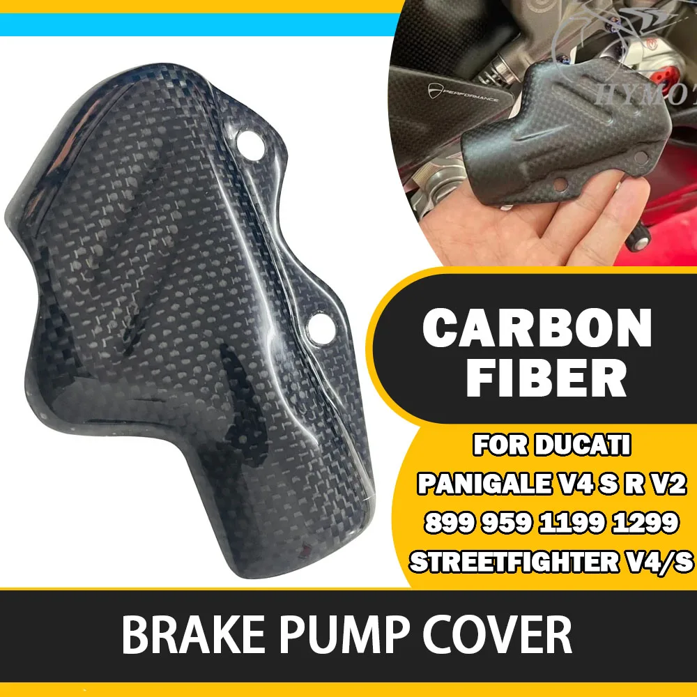 For DUCATI Panigale V4 S R V2 899 959 1199 1299 Streetfighter V4/S Carbon Fiber Motorcycle Rear Brake Pump Cover Protection Cap
For DUCATI Panigale V4 S R V2 899 959 1199 1299 Streetfighter V4/S Carbon Fiber Motorcycle Rear Brake Pump Cover Protection Cap