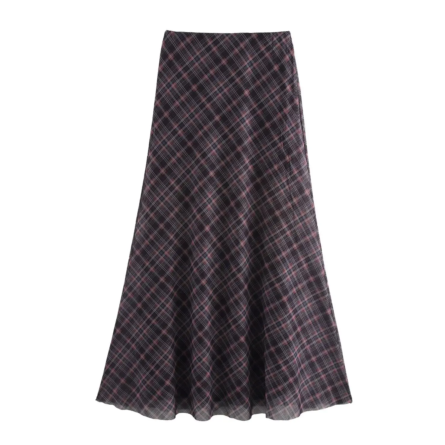 High Waist Retro Chic Plaid Long Skirt 2025 New Elegant Fashion Zipper Summer Skirt Streetwear Y2K A-line Spring Women Skirt
High Waist Retro Chic Plaid Long Skirt 2025 New Elegant Fashion Zipper Summer Skirt Streetwear Y2K A-line Spring Women Skirt
