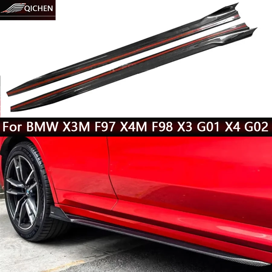 For BMW X3M F97 X4M F98 X3 G01 X4 G02 Carbon Fiber Side Skirt Splitters Cupwings Winglets Canards Apron Bumper Side Skirts Cover
For BMW X3M F97 X4M F98 X3 G01 X4 G02 Carbon Fiber Side Skirt Splitters Cupwings Winglets Canards Apron Bumper Side Skirts Cover