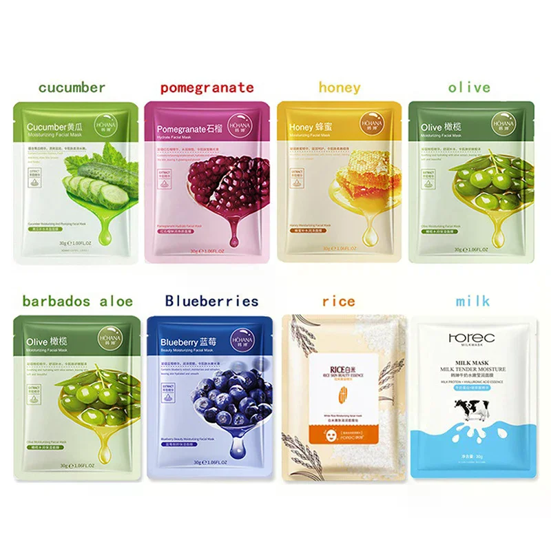 10Pcs Fresh Fruits Facial Masks Natural Essence Moisturizing Brightening Extract Firming Hydrating Face Mask Skin Care Prodcuts
10Pcs Fresh Fruits Facial Masks Natural Essence Moisturizing Brightening Extract Firming Hydrating Face Mask Skin Care Prodcuts