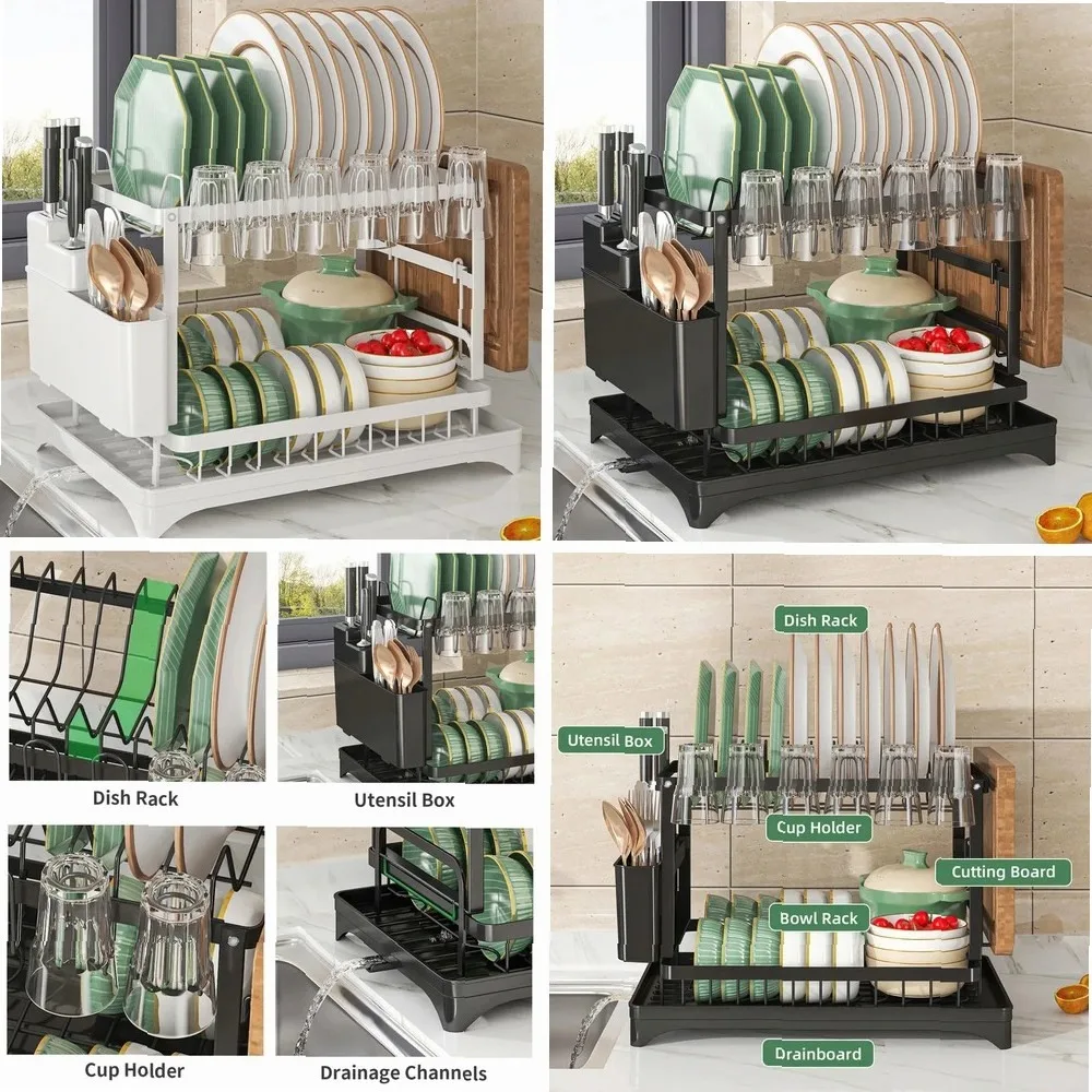 Stainless Steel Dish Rack, Sturdy Drying Rack for Kitchen, Hygienic & Space-Saving Organizer
Stainless Steel Dish Rack, Sturdy Drying Rack for Kitchen, Hygienic & Space-Saving Organizer
