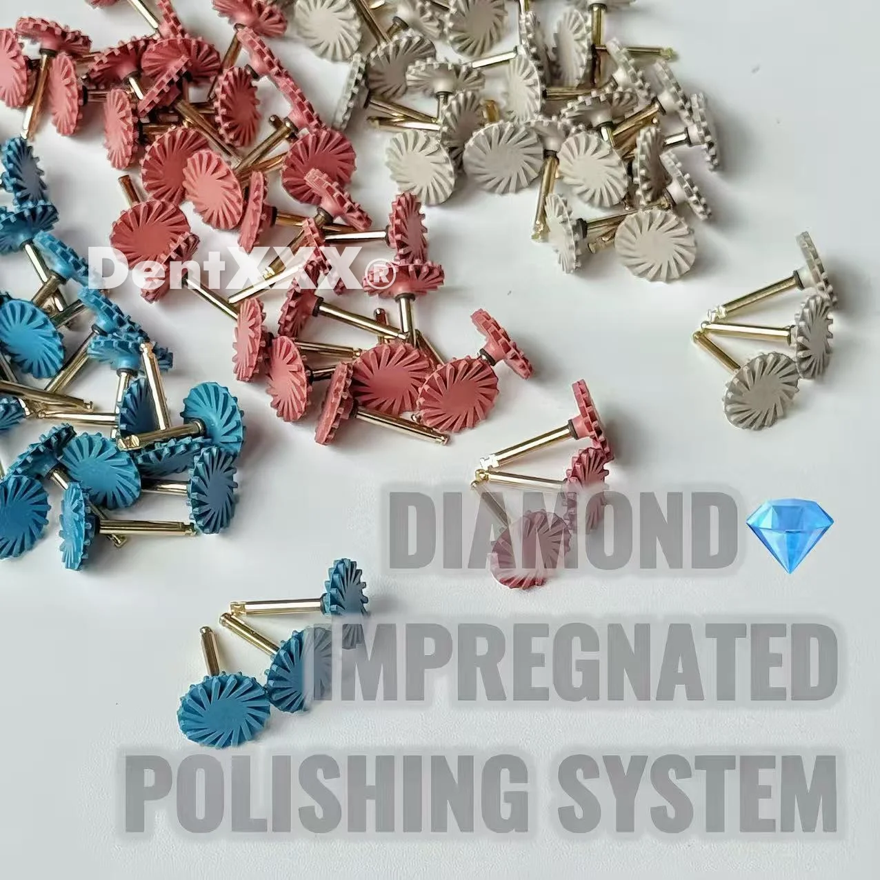 6PCS Flexible Split Diamond Polishing Heads 3 Grit Coarse High Concentration Diamond for Hard Brittle Materials Mirror Gloss
6PCS Flexible Split Diamond Polishing Heads 3 Grit Coarse High Concentration Diamond for Hard Brittle Materials Mirror Gloss