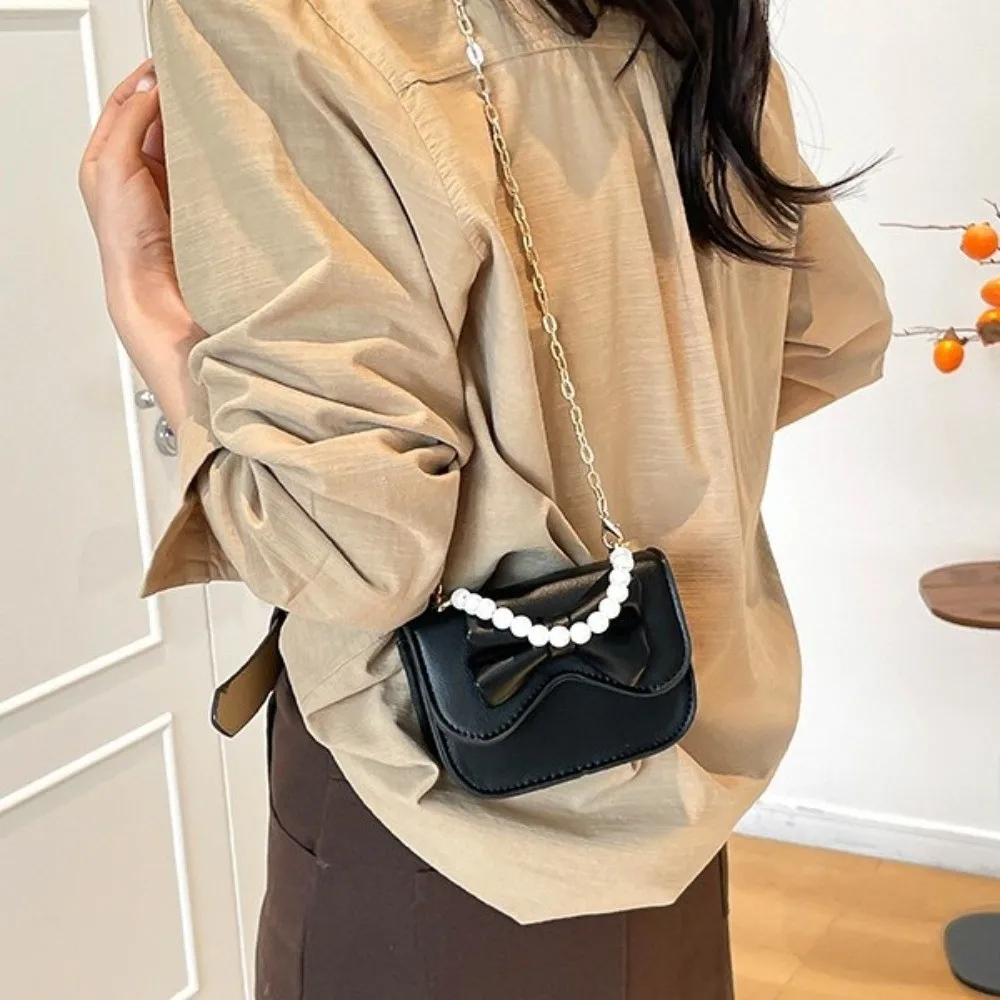 Multi Color Mini Crossbody Bag Elegant Design Pearl Handle Bow Knot Shoulder Bag Square Sweet Style Chain Strap Purse Commute
Multi Color Mini Crossbody Bag Elegant Design Pearl Handle Bow Knot Shoulder Bag Square Sweet Style Chain Strap Purse Commute