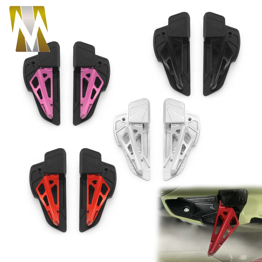 Motorcycle Aluminum Rear Passenger Footsteps Pedal Footrest Pedals Compatible with Vespa Sprint Primavera 150 2003-2025
Motorcycle Aluminum Rear Passenger Footsteps Pedal Footrest Pedals Compatible with Vespa Sprint Primavera 150 2003-2025