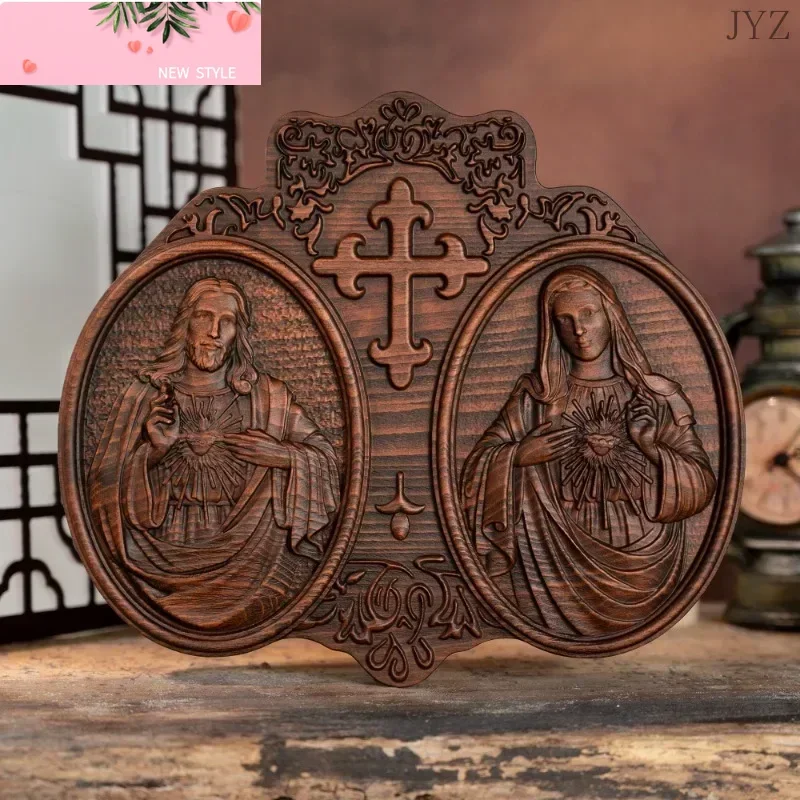 Religious Catholic Sacred Heart of Jesus and Heart of Mary Jesus Wall Decor, Saint Statue Gift
Religious Catholic Sacred Heart of Jesus and Heart of Mary Jesus Wall Decor, Saint Statue Gift