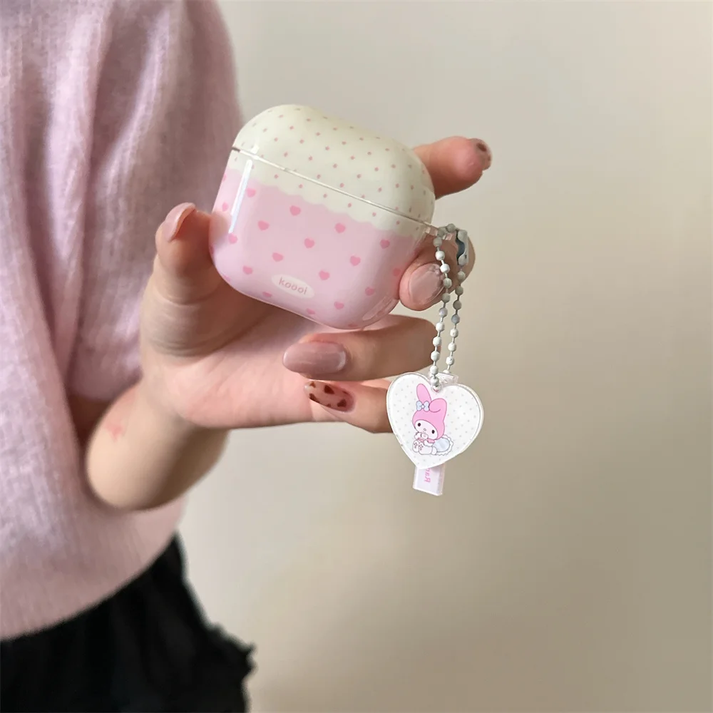 Korean INS Polka Dot Love Headphone Case Cover For Apple Airpods Pro 2 Airpods 4 3 2 Cover with pendant Cute Earphone Case Funda
Korean INS Polka Dot Love Headphone Case Cover For Apple Airpods Pro 2 Airpods 4 3 2 Cover with pendant Cute Earphone Case Funda