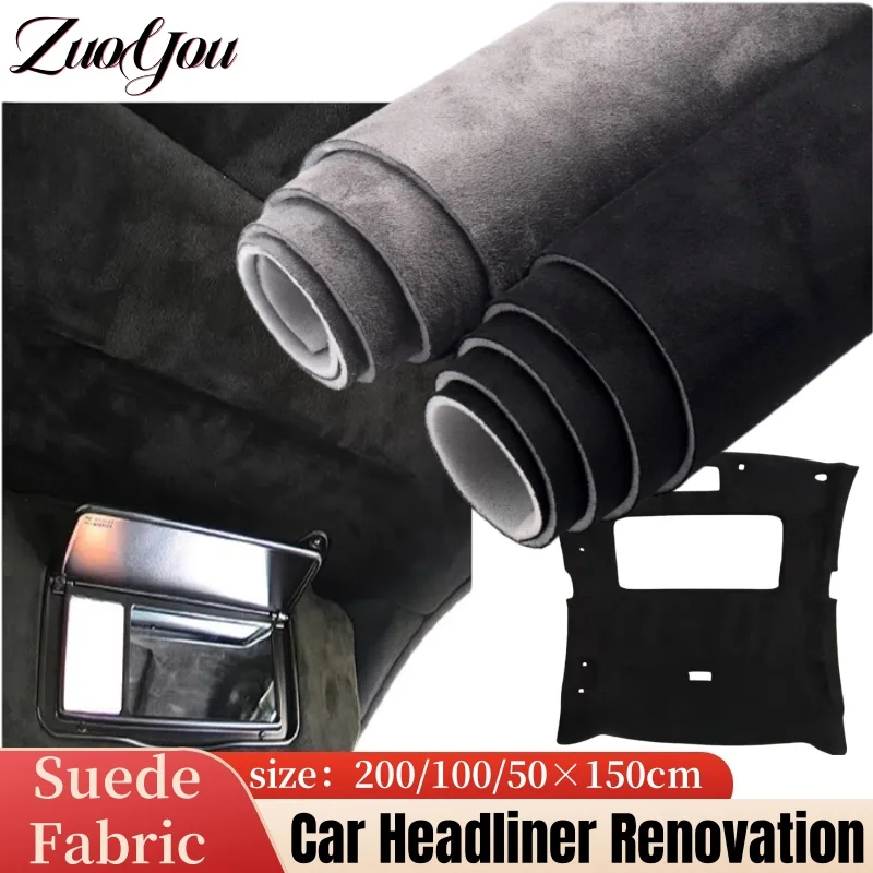 High Quality Car Headliner Fabric Sponge Backed for Car Interior DIY Crafts Suede Fabric Foam Cloth Roof Repair Renovation
High Quality Car Headliner Fabric Sponge Backed for Car Interior DIY Crafts Suede Fabric Foam Cloth Roof Repair Renovation