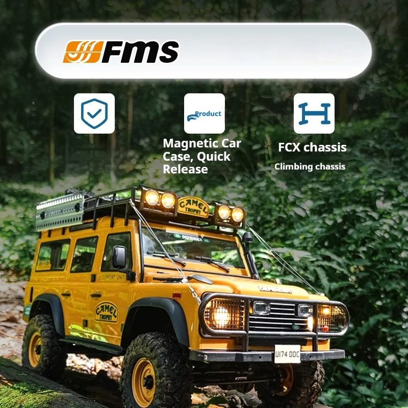 FMS 1/10 Camel Cup Simulation RC remote control car climbing car 1: 10 FCX10.
FMS 1/10 Camel Cup Simulation RC remote control car climbing car 1: 10 FCX10.