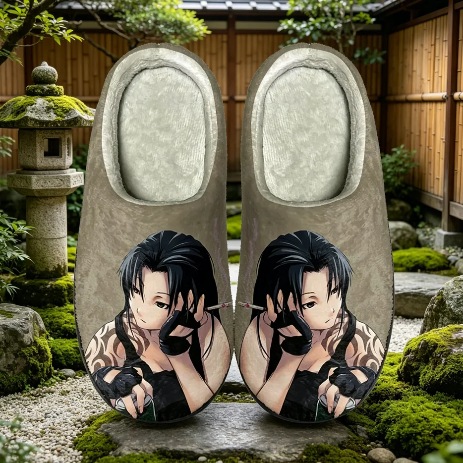 Anime Black Lagoon Cartoon Cotton House Slippers Full Print Fluffy Plush Lining Shockproof Anti-slip Indoor Warm Home Slippers U
Anime Black Lagoon Cartoon Cotton House Slippers Full Print Fluffy Plush Lining Shockproof Anti-slip Indoor Warm Home Slippers U