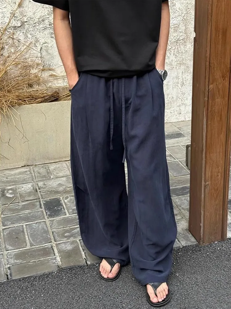 Linen Wide Leg Pants Men Summer Thin Loose Drapey Casual Pants Floor-Length Loose Feelings Casual Loose Fit Straight Leg 
Linen Wide Leg Pants Men Summer Thin Loose Drapey Casual Pants Floor-Length Loose Feelings Casual Loose Fit Straight Leg