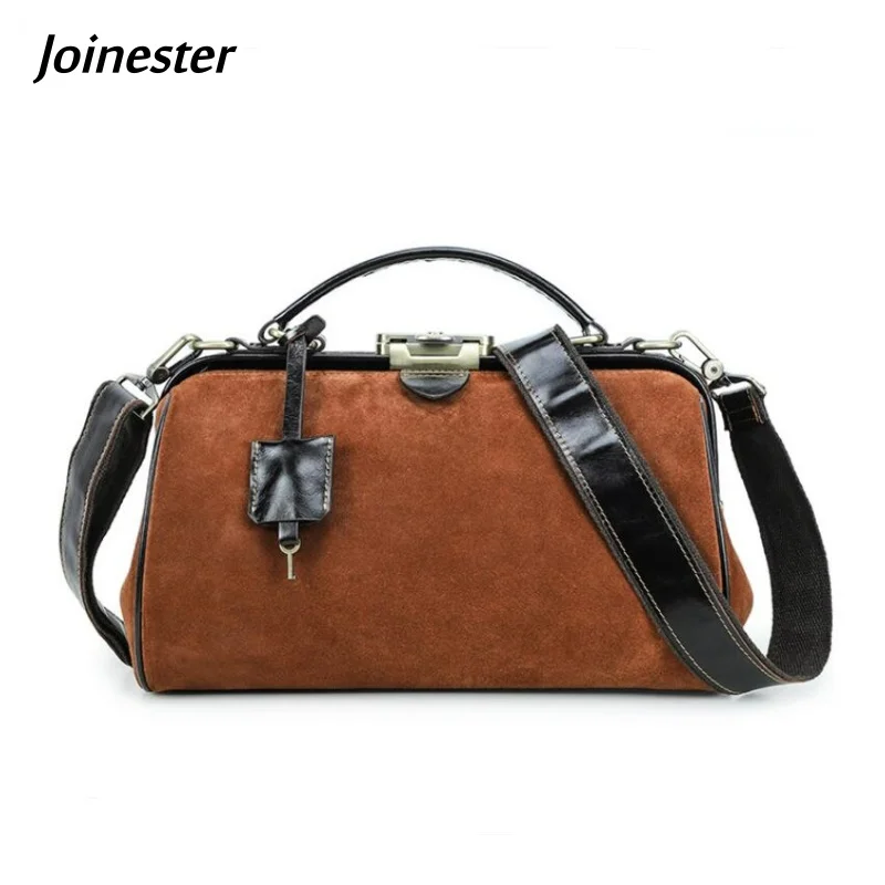 Сумка-мессенджер из натуральной замши и кожи для женщин, универсальная, однотонная, для путешествий и отдыха
Сумка-мессенджер из натуральной замши и кожи для женщин, универсальная, однотонная, для путешествий и отдыха