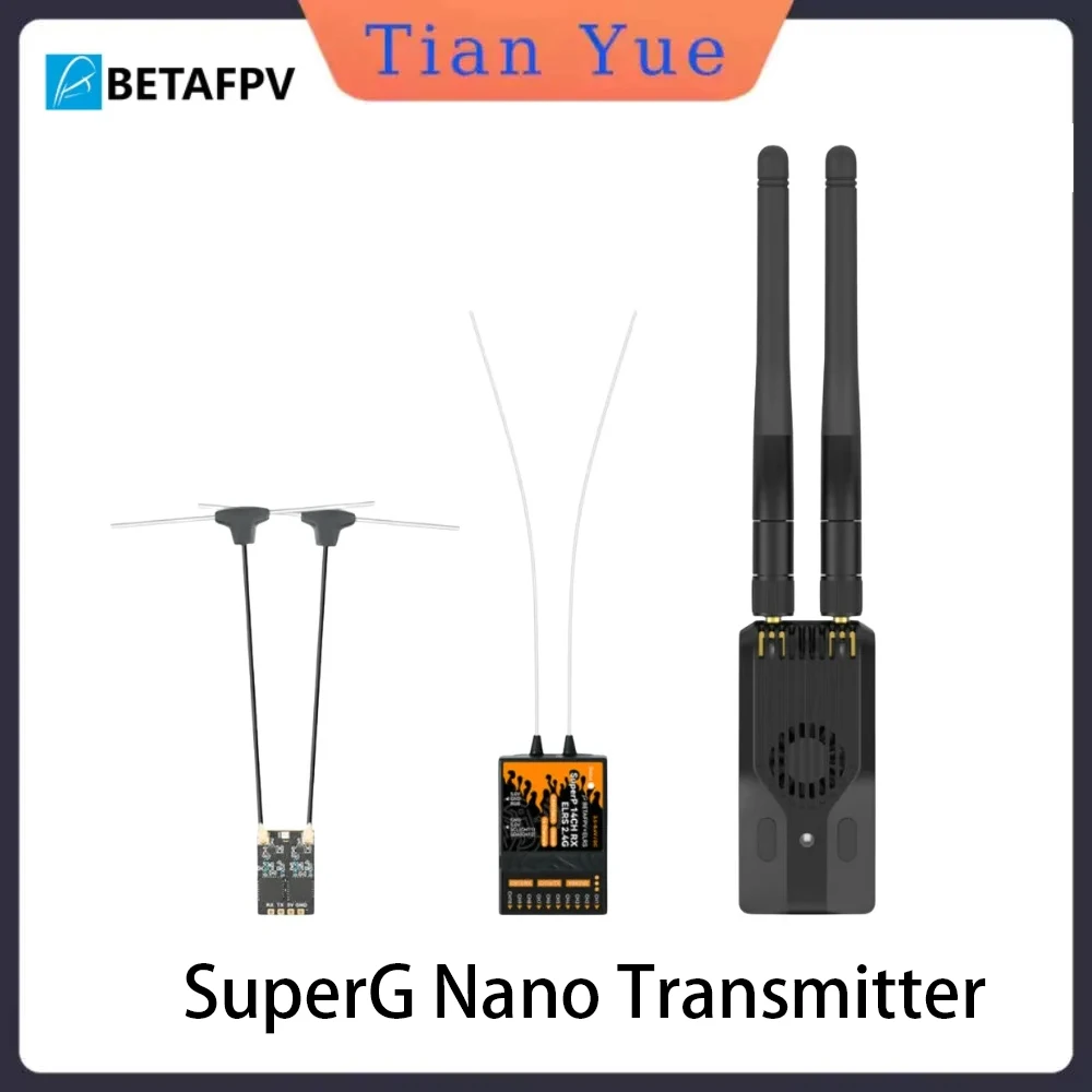 BETAFPV SuperG Transmitter Dual-Frequency Diversity Transmit Power ELRS V3.3 2.4Ghz ISM For SuperD SuperP Receiver Spare Parts
BETAFPV SuperG Transmitter Dual-Frequency Diversity Transmit Power ELRS V3.3 2.4Ghz ISM For SuperD SuperP Receiver Spare Parts