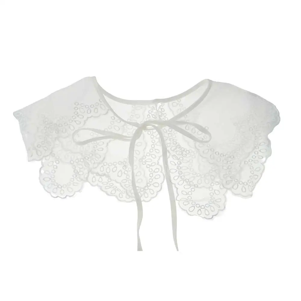 Cotton Decorative Embroidered Hollow Applique Shawl Fake Collar Clothing Decoration Apparel Sewing Lace Neckline
Cotton Decorative Embroidered Hollow Applique Shawl Fake Collar Clothing Decoration Apparel Sewing Lace Neckline