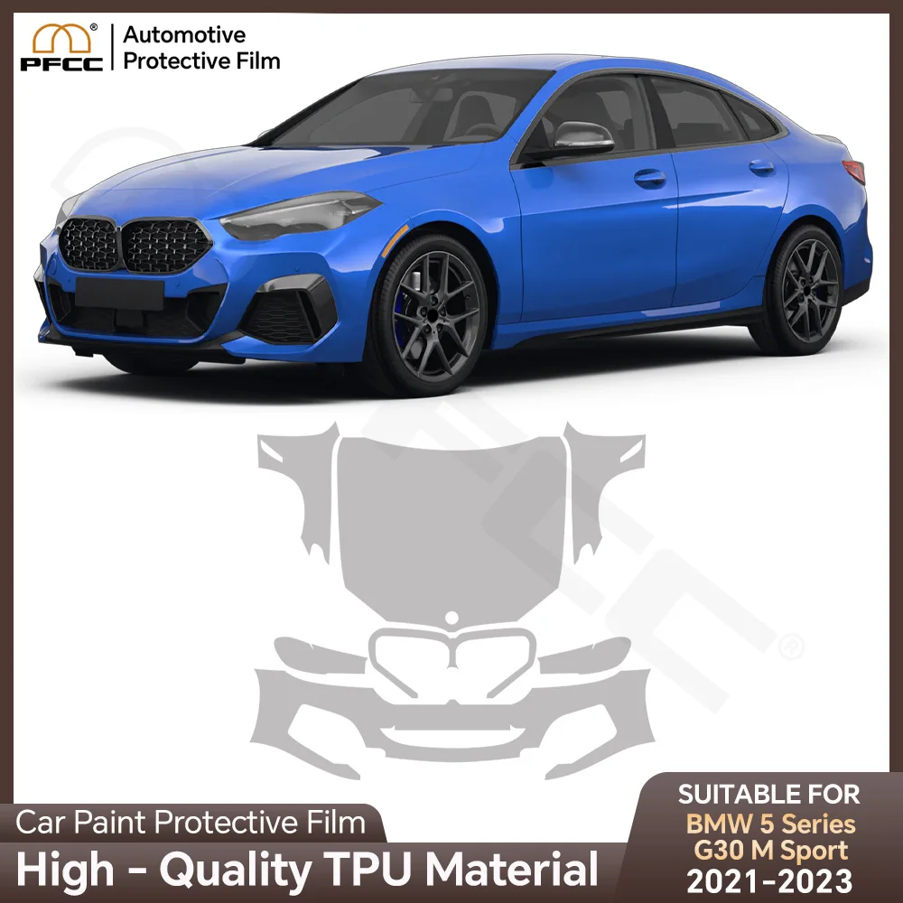 Защитная пленка из прозрачного винила TPU 9Mil PPF, предварительно вырезанная, для полной защиты кузова автомобиля от царапин, комплект для BMW 5 серии G30 M Sport 2021-2023
Защитная пленка из прозрачного винила TPU 9Mil PPF, предварительно вырезанная, для полной защиты кузова автомобиля от царапин, комплект для BMW 5 серии G30 M Sport 2021-2023