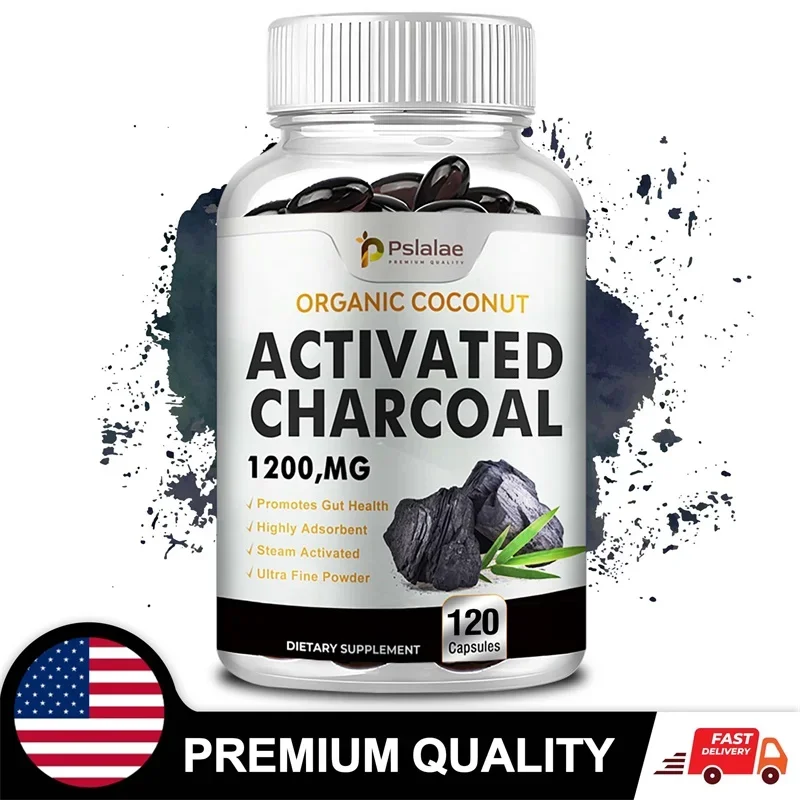 Activated Charcoal Capsules 1200 Mg - Supports Intestinal Health, Digestive Health, Relieves Bloating, and Improves Immunity
Activated Charcoal Capsules 1200 Mg - Supports Intestinal Health, Digestive Health, Relieves Bloating, and Improves Immunity