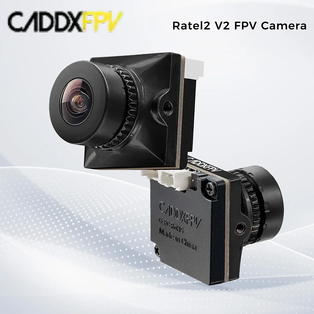 Caddx Ratel 2 V2 FPV Camera 1200TVL 2.1mm Lens 16:9/4:3 NTSC/PAL Switchable With Replacement Lens Micro FPV Camera Drone
Caddx Ratel 2 V2 FPV Camera 1200TVL 2.1mm Lens 16:9/4:3 NTSC/PAL Switchable With Replacement Lens Micro FPV Camera Drone