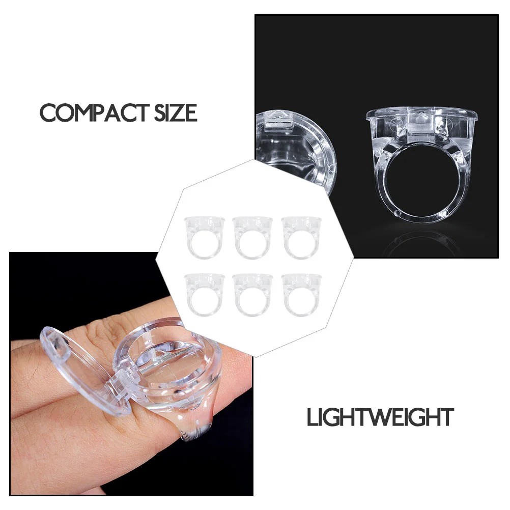6pcs Crystal Cups Eyelash Glue Acrylic Beauty Supplies Plastic Tools Tattoo Pigment Holders Grafting Extensions
6pcs Crystal Cups Eyelash Glue Acrylic Beauty Supplies Plastic Tools Tattoo Pigment Holders Grafting Extensions