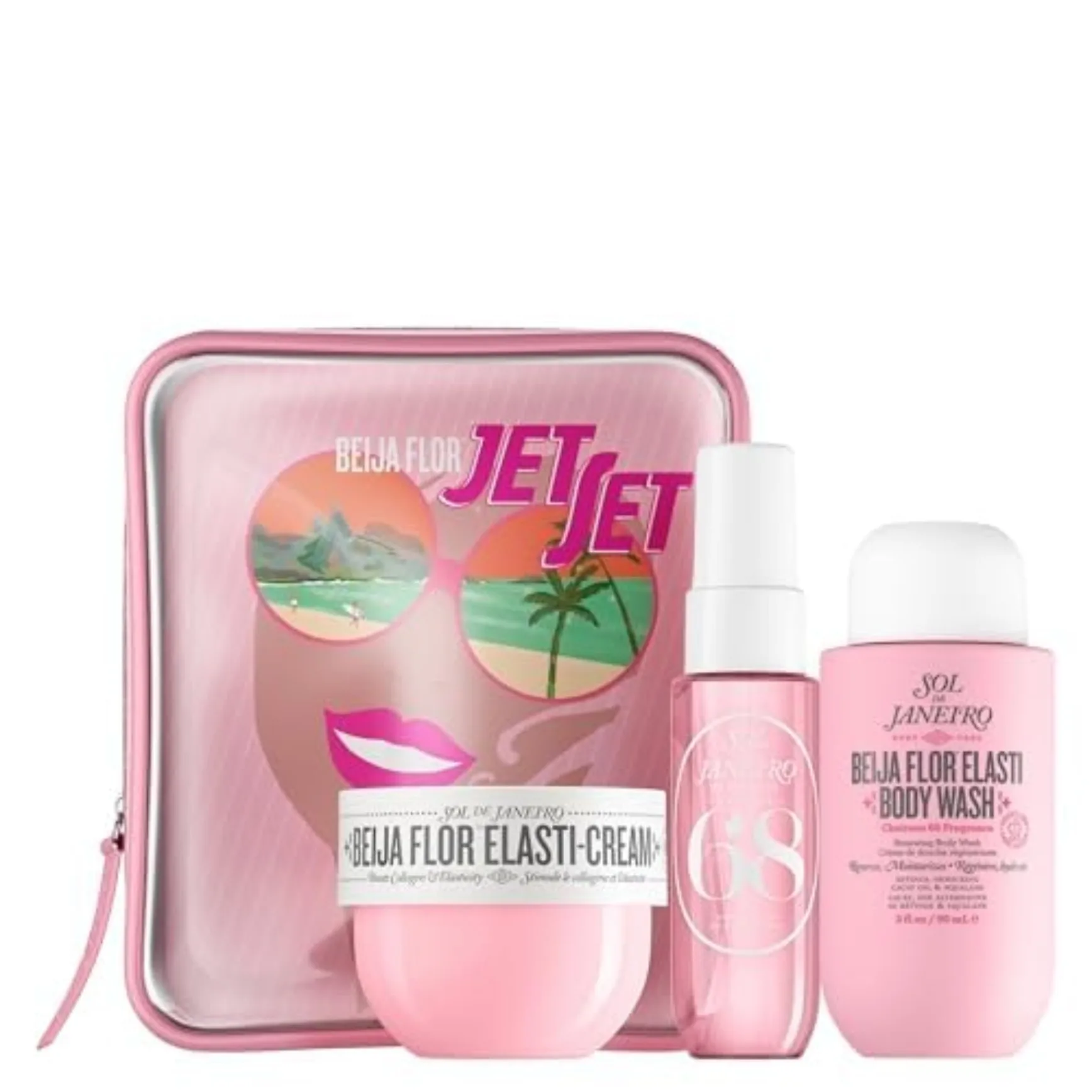 SOL DE JANEIRO Jet Set | Travel Shower Kit Travel Shower Kit Brazilian BumA BumA Cream Skin Care Brazilian Shampoo
SOL DE JANEIRO Jet Set | Travel Shower Kit Travel Shower Kit Brazilian BumA BumA Cream Skin Care Brazilian Shampoo