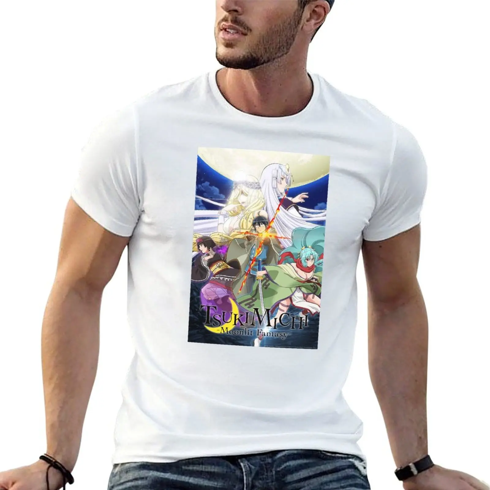 Tsuki ga Michibiku Isekai Dōchū T-Shirt man t shirt cotton cotton t shirt man men t shirt cotton 100% T-shirt
Tsuki ga Michibiku Isekai Dōchū T-Shirt man t shirt cotton cotton t shirt man men t shirt cotton 100% T-shirt