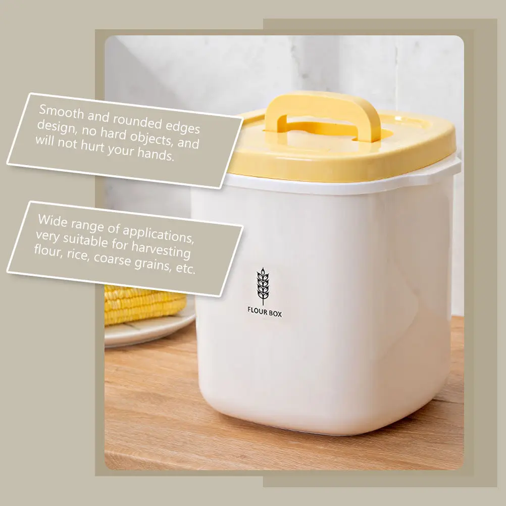 1Set Sealing Rice Bucket Food-Grade Plastic Dustproof Moisture-Resistant Kitchen Storage for Rice Flour Beans Household Grains
1Set Sealing Rice Bucket Food-Grade Plastic Dustproof Moisture-Resistant Kitchen Storage for Rice Flour Beans Household Grains
