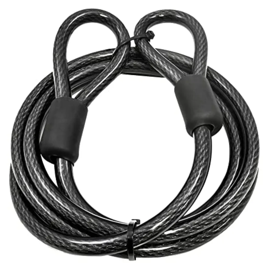 12mm 1/2 inch Heavy-Duty Security Cable with Vinyl Coating and Sealed Looped Ends for Robust Vehicle Equipment and Property Pro
12mm 1/2 inch Heavy-Duty Security Cable with Vinyl Coating and Sealed Looped Ends for Robust Vehicle Equipment and Property Pro