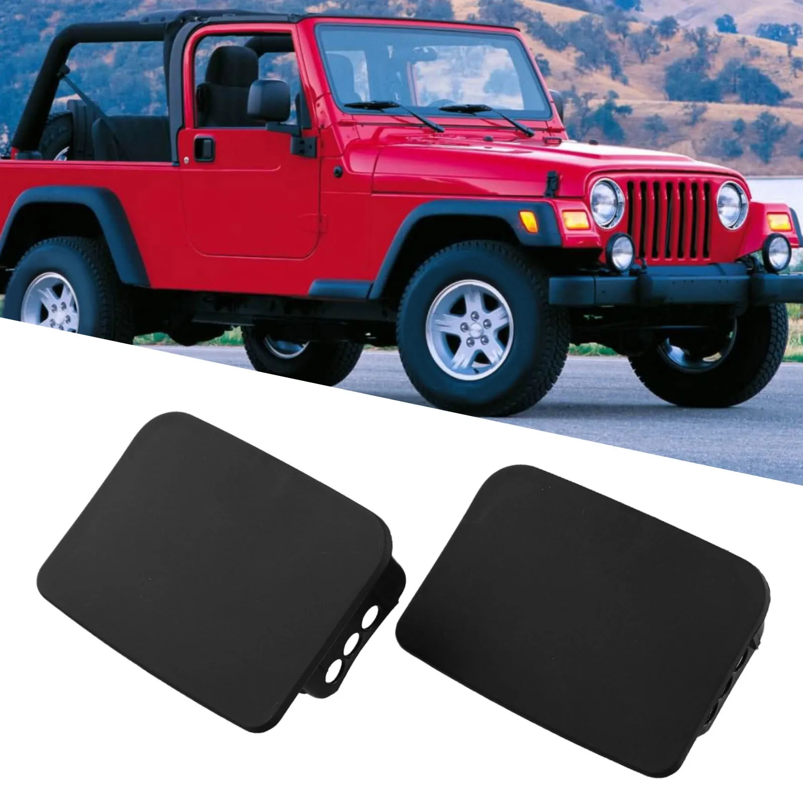Set of 2 Rear Bumper End 55078139AA Compatible with For Jeep For Wrangler TJ 1997 2006 Left and Right Side Plastic Parts
Set of 2 Rear Bumper End 55078139AA Compatible with For Jeep For Wrangler TJ 1997 2006 Left and Right Side Plastic Parts