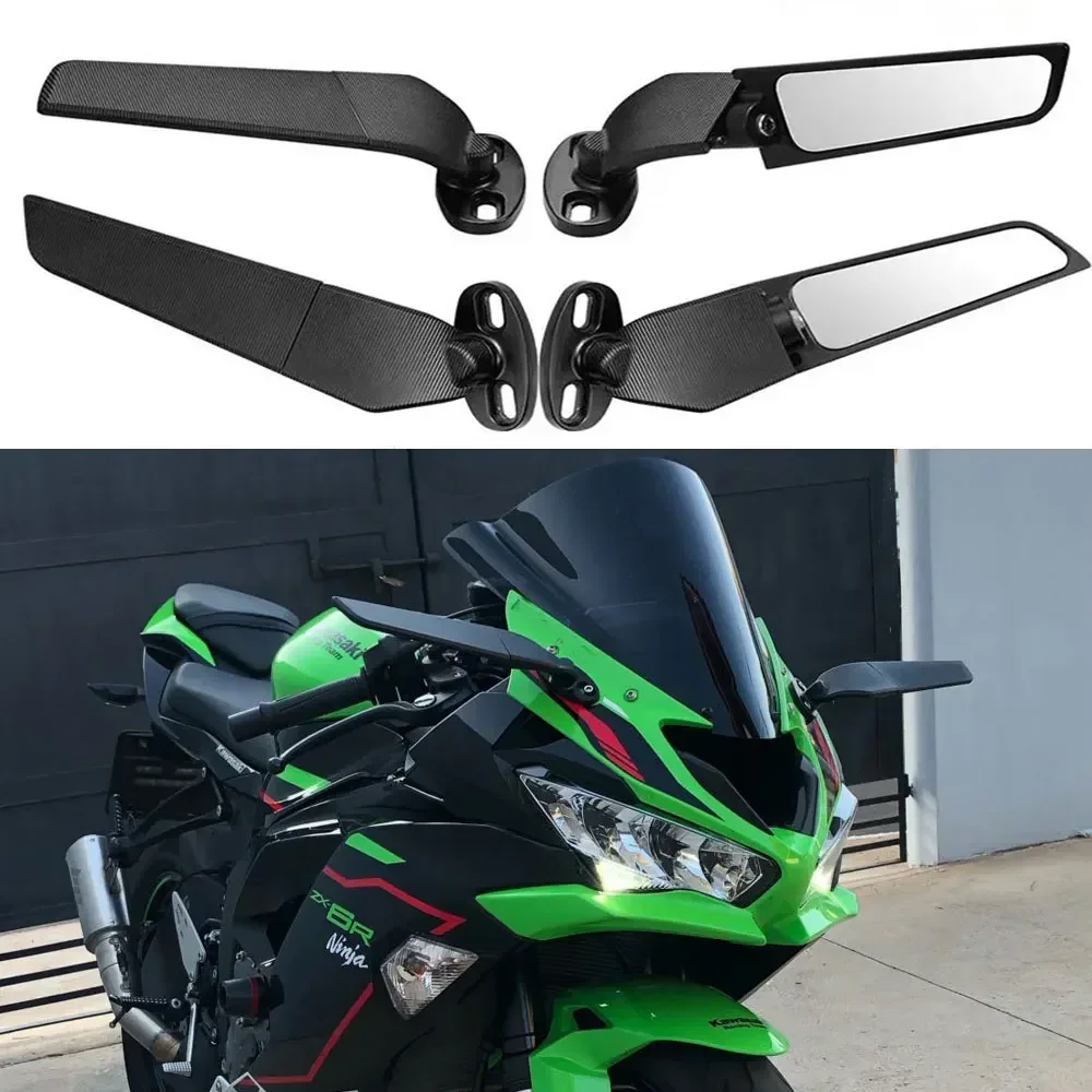 Для Kawasaki Ninja 636 ZX6R ZX-6R ZX636 2009 -2022 2023 мотоциклетные боковые зеркала крыла ветра Регулируемая вращающаяся задняя сторона
Для Kawasaki Ninja 636 ZX6R ZX-6R ZX636 2009 -2022 2023 мотоциклетные боковые зеркала крыла ветра Регулируемая вращающаяся задняя сторона