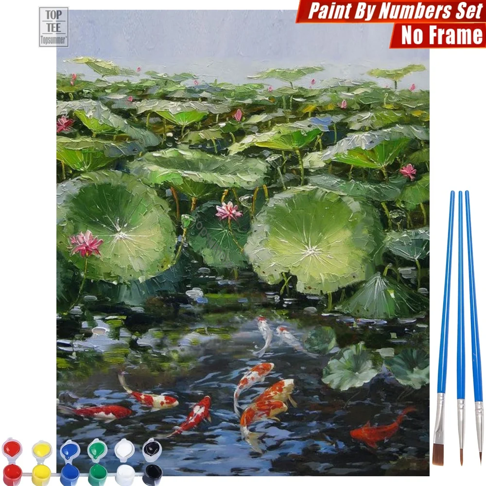 Serene Koi Pond DIY Digital Oil Paint Kit - Lotus Flowers Koi Family Activities Christmas Gift For Husband
Serene Koi Pond DIY Digital Oil Paint Kit - Lotus Flowers Koi Family Activities Christmas Gift For Husband