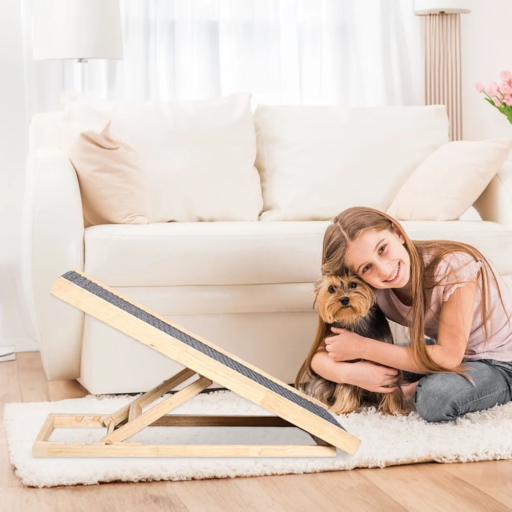 Деревянная складная лестница для собак с 3/4 уровнями, регулируемая по высоте, нескользящая, универсальная, для использования в помещении, для высоких кроватей и диванов
Деревянная складная лестница для собак с 3/4 уровнями, регулируемая по высоте, нескользящая, универсальная, для использования в помещении, для высоких кроватей и диванов