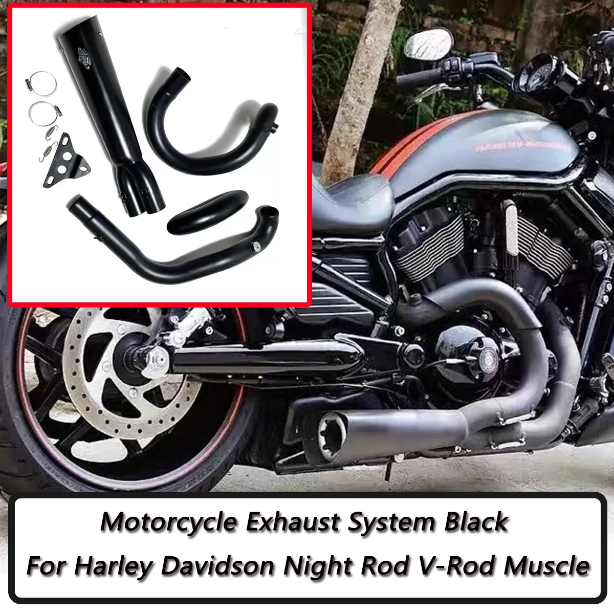 DJ custom Motorcycle For Harley Night Road Dewei Luther muscle modification exhaust pipe 2-in-1 VH exhaust pipe muffler pipe
DJ custom Motorcycle For Harley Night Road Dewei Luther muscle modification exhaust pipe 2-in-1 VH exhaust pipe muffler pipe