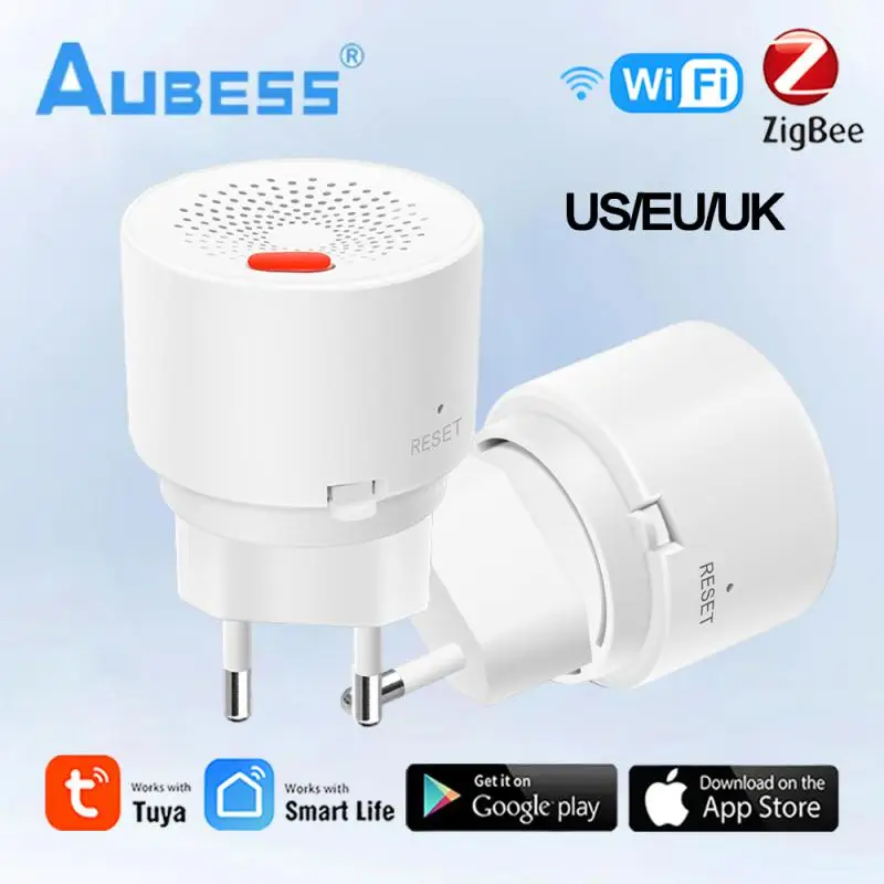 Датчик природного газа Tuya Zigbee для умного дома, детектор утечки горючего угля, сжиженного углеводородного газа, пожарная безопасность, Smart Life
Датчик природного газа Tuya Zigbee для умного дома, детектор утечки горючего угля, сжиженного углеводородного газа, пожарная безопасность, Smart Life