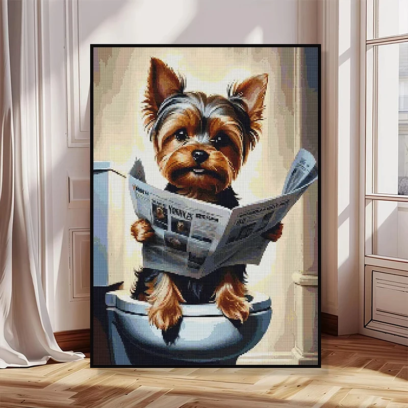 DIY собака алмазная живопись кошка туалет животное мультфильм Алмазная мозаика полная круглая дрель вышивка украшение ванной комнаты гостиная
DIY собака алмазная живопись кошка туалет животное мультфильм Алмазная мозаика полная круглая дрель вышивка украшение ванной комнаты гостиная