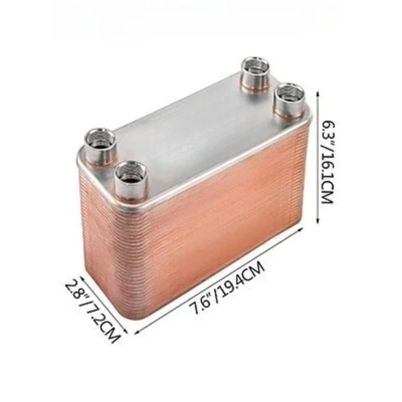 30 40 60 Plates Heat Exchanger Wort Chiller Stainless Steel Homebrew Brewing Beer Cooler Counterflow Chiller Water Heating
30 40 60 Plates Heat Exchanger Wort Chiller Stainless Steel Homebrew Brewing Beer Cooler Counterflow Chiller Water Heating