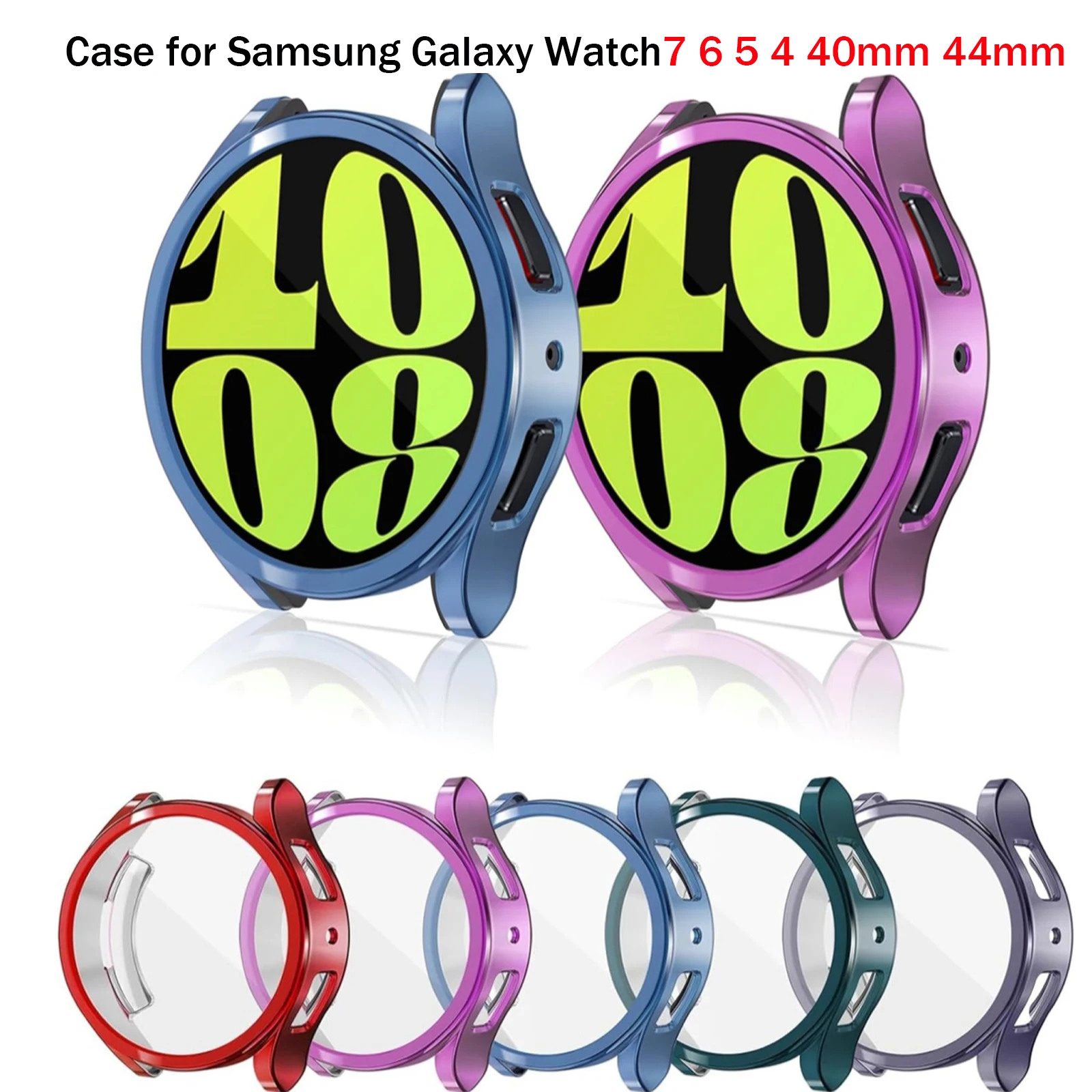 Screen Protector Case for Samsung Galaxy Watch 7 6 5 4 40mm 44mm Protective Soft TPU Face Cover Bumper Galaxy Watch Accessories
Screen Protector Case for Samsung Galaxy Watch 7 6 5 4 40mm 44mm Protective Soft TPU Face Cover Bumper Galaxy Watch Accessories