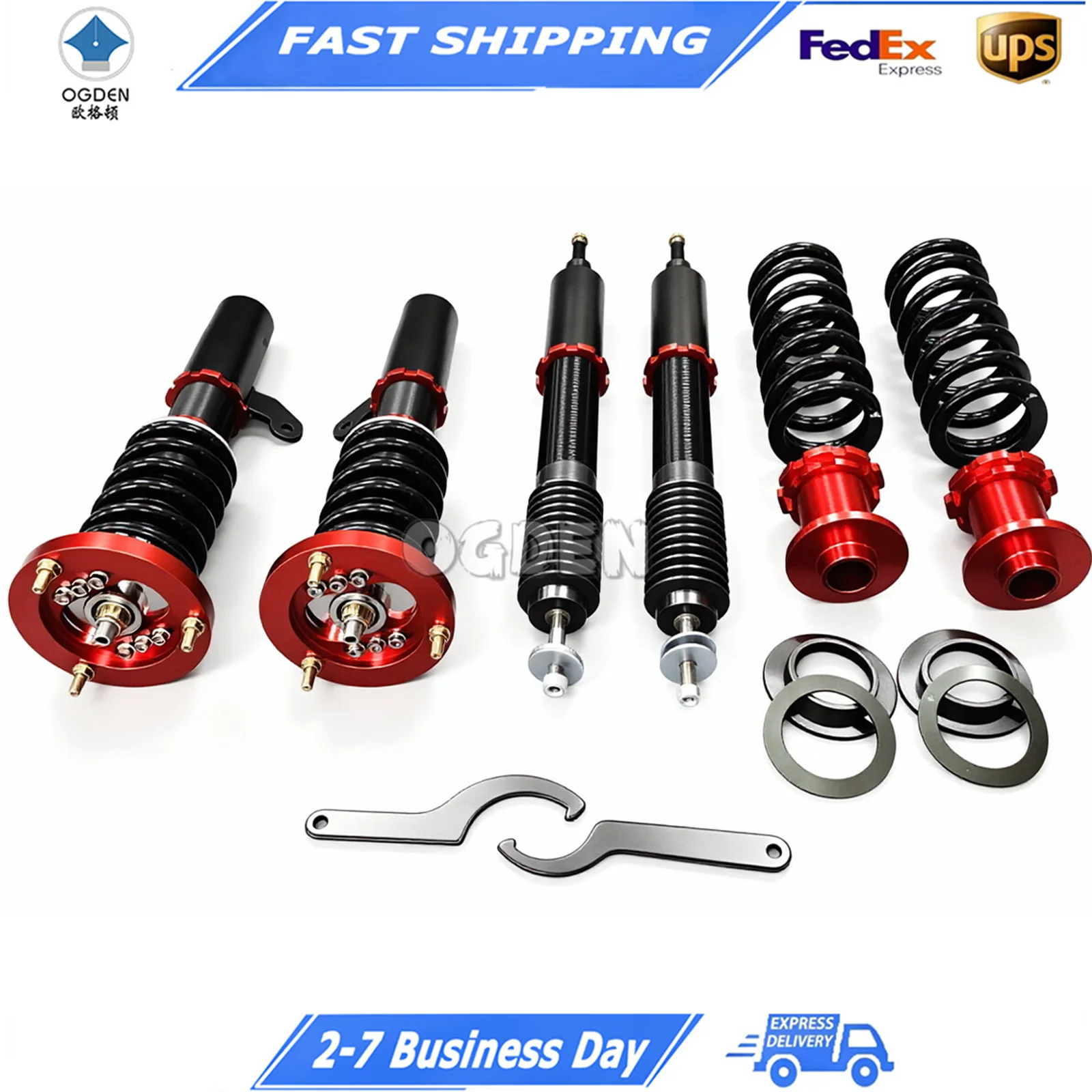 OGDEN Coilovers for BMW 1 Series E87 / E82 with pillowball top mounts
OGDEN Coilovers for BMW 1 Series E87 / E82 with pillowball top mounts