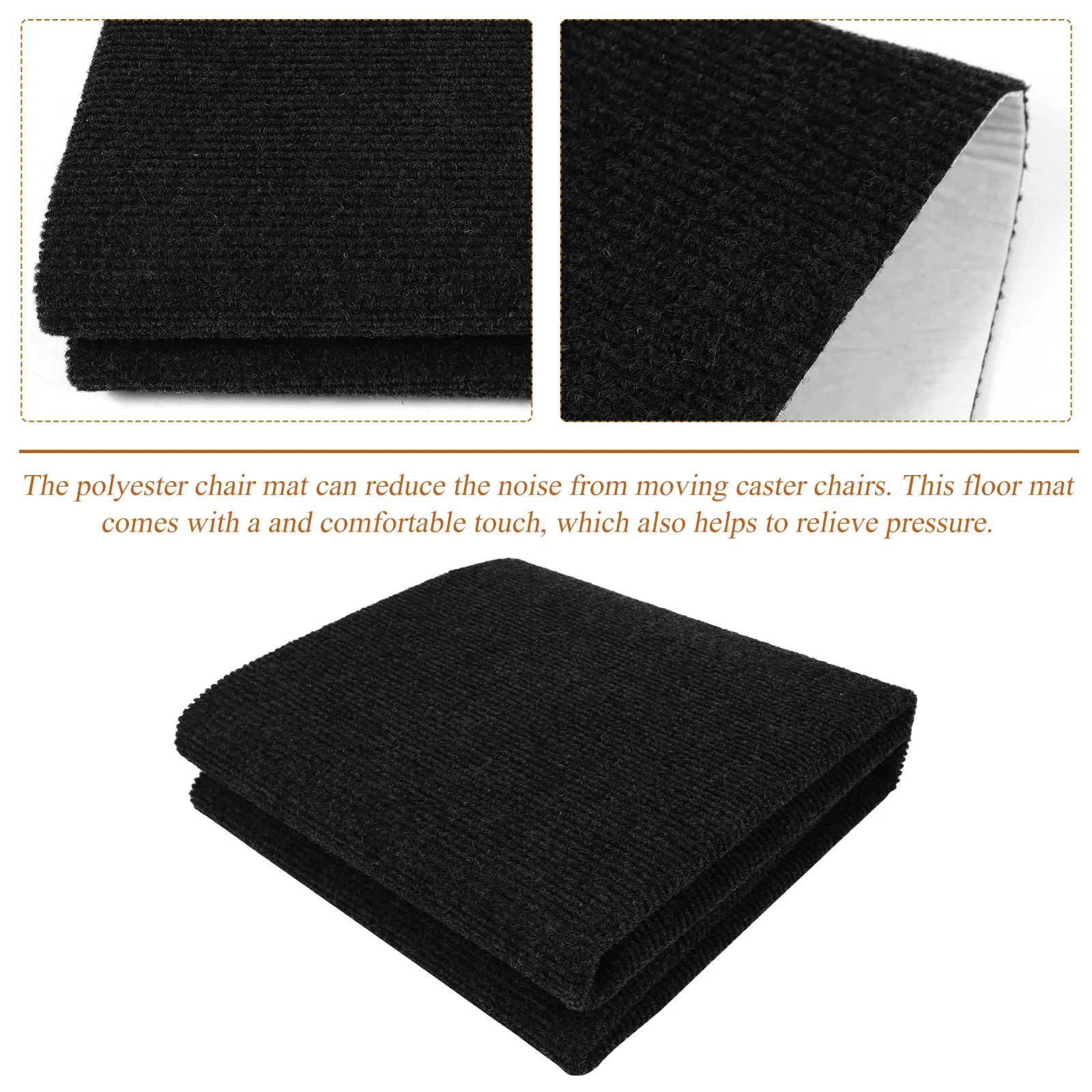 Office Chair Mat Polyester Surface Non-Slip Self Adhesive Cuttable Floor Protector for Gaming Desk Computer Chair
Office Chair Mat Polyester Surface Non-Slip Self Adhesive Cuttable Floor Protector for Gaming Desk Computer Chair