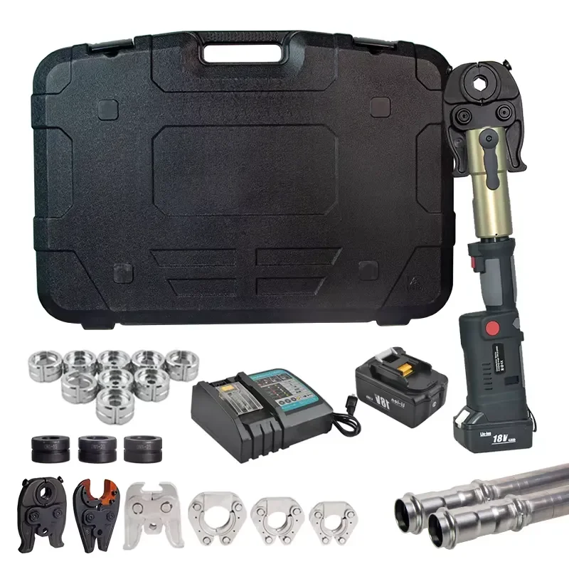 GES-1550 Battery Electric 3-in-1 Hydraulic Tool Cable Crimping Tool Cable Cutting Copper Pipe Plumbing Press Fitting Tool
GES-1550 Battery Electric 3-in-1 Hydraulic Tool Cable Crimping Tool Cable Cutting Copper Pipe Plumbing Press Fitting Tool